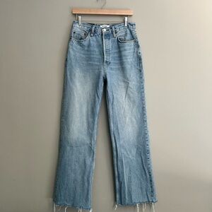 Re/Done wide leg jeans